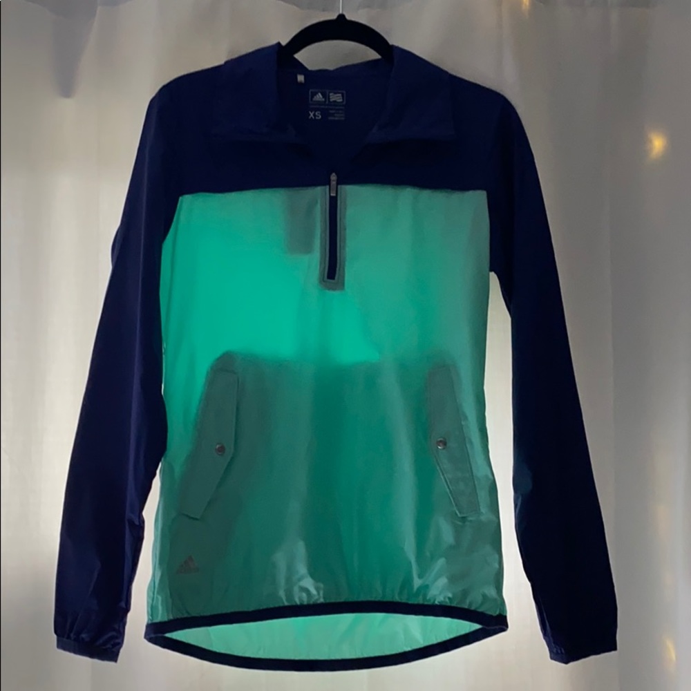 NWT Adidas Golf Windbreaker Quarter Zip